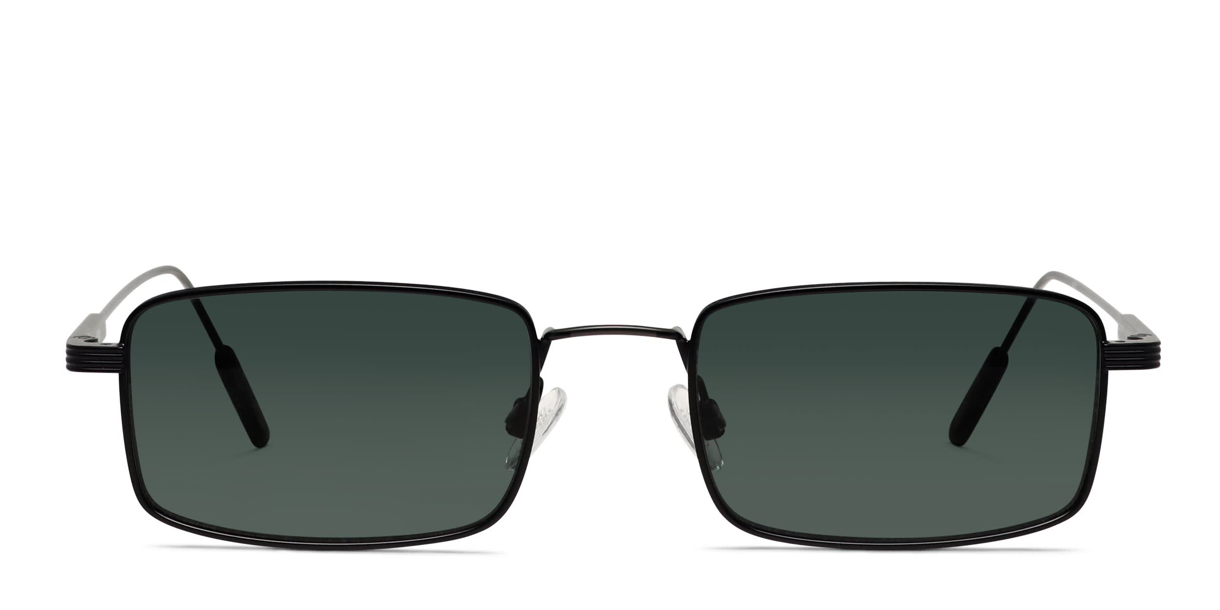 Ottoto Jennings Shiny Black, Silver Prescription Sunglasses - 50