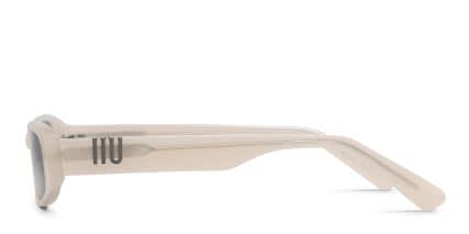 Muse Oat Milk White glasses - White - Side View