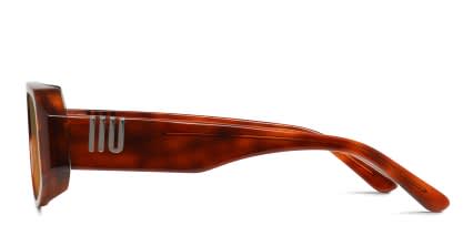 Muse Ridley Brown, Tortoise glasses - Brown / Tortoise - Side View