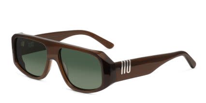 Muse Ridley Brown glasses - Brown - Angle View