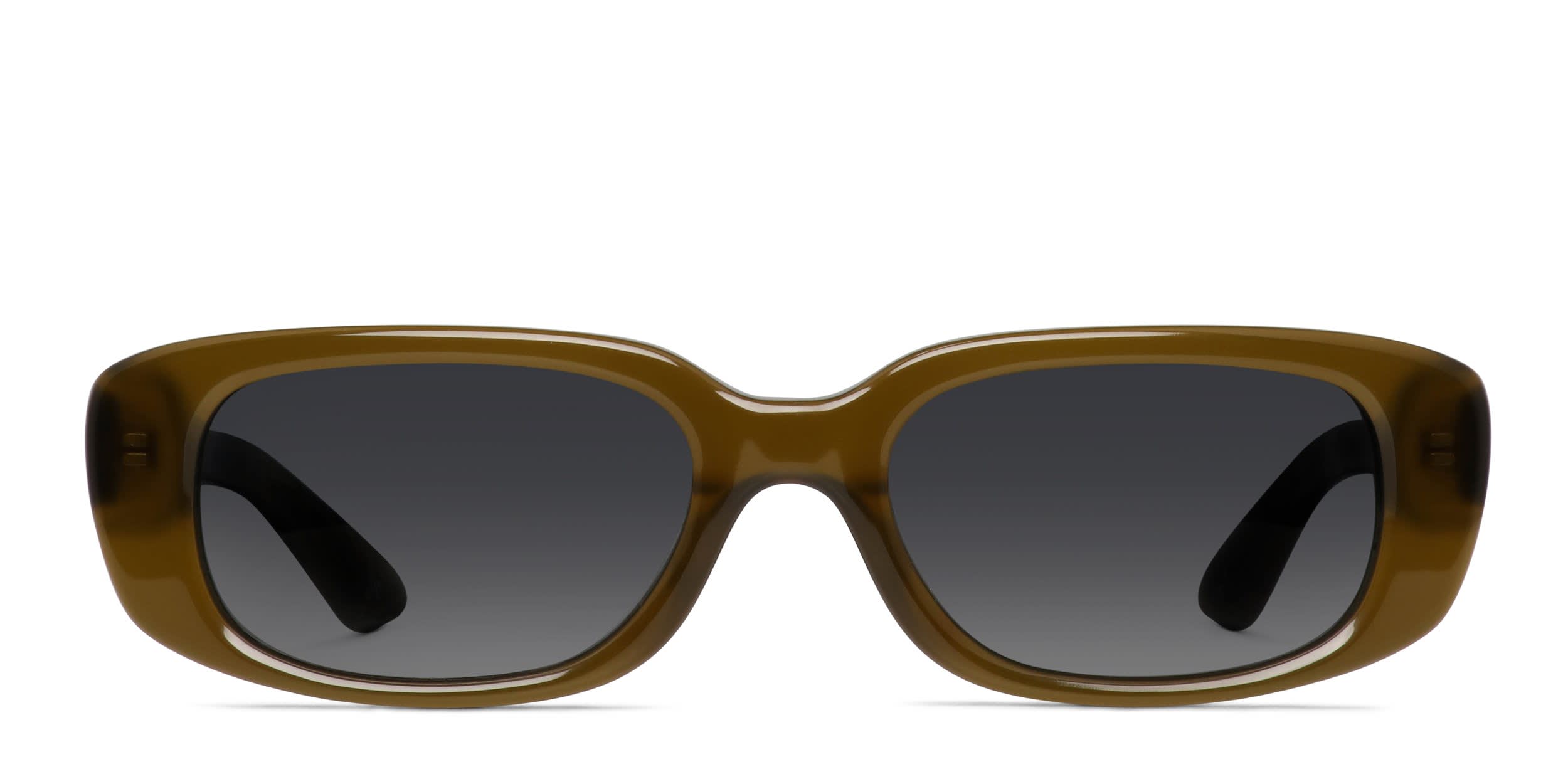 Amelia E. Hadlee Green glasses - Green - Frontal View