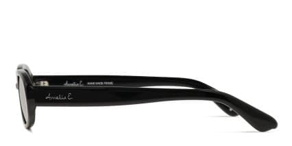 Amelia E. Raelynn Shiny Black glasses - Shiny Black - Side View