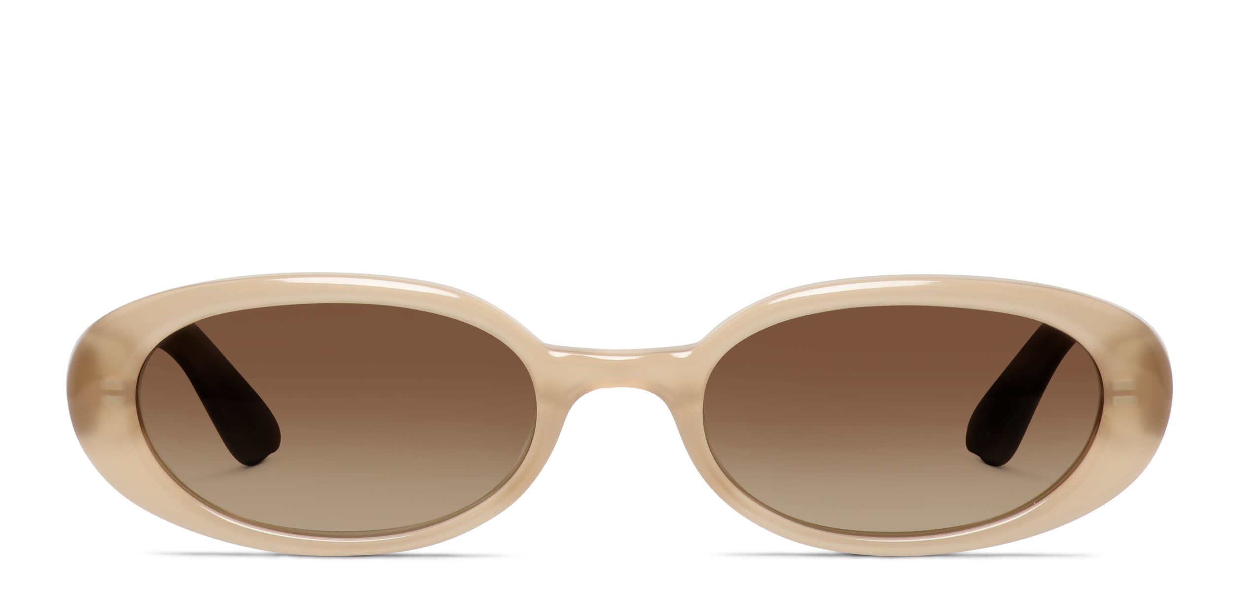 Amelia E. Raelynn Beige glasses - Beige - Frontal View