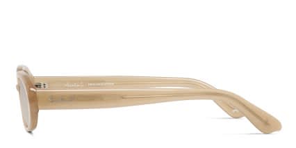 Amelia E. Raelynn Beige glasses - Beige - Side View
