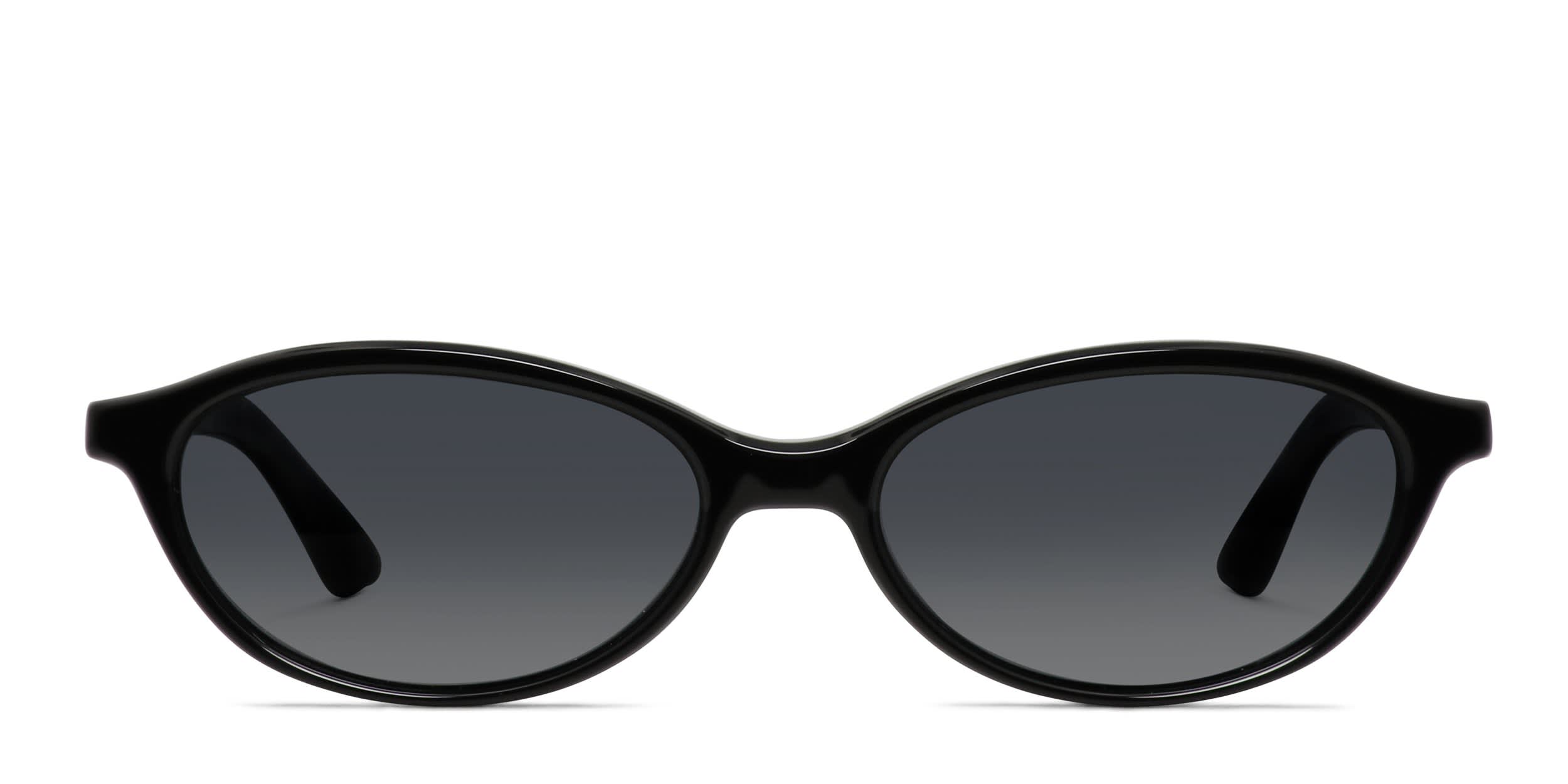 Amelia E. Luella Shiny Black glasses - Shiny Black - Frontal View