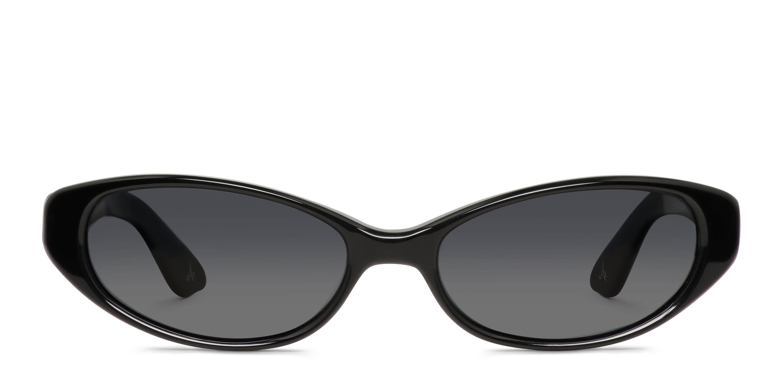 Amelia E. Nella Shiny Black glasses - Shiny Black - Frontal View