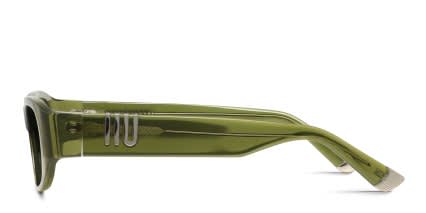 Muse Cove Green glasses - Green - Side View