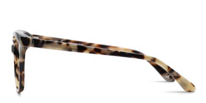 Amelia E. Heather Tortoise, Beige glasses - Tortoise / Beige - Side View