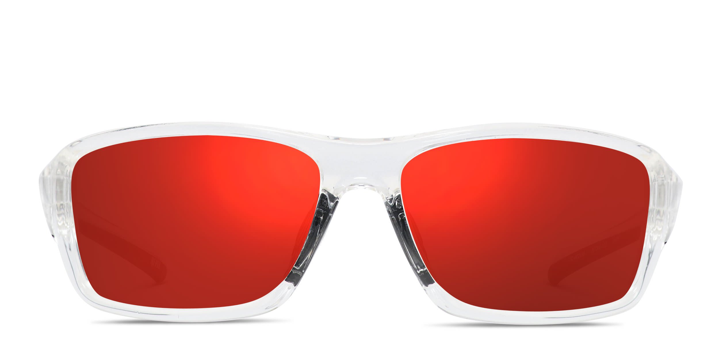 Revel Bard Clear, Red glasses - Clear / Red - Frontal View