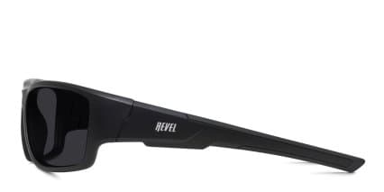 Revel Resist Matte Black glasses - Matte Black - Side View