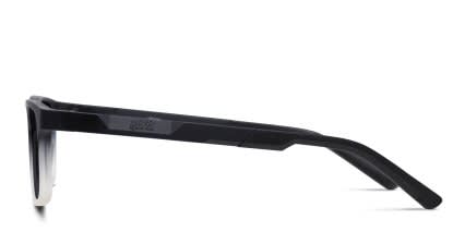 Revel Dalton Sun Black, Clear glasses - Black / Clear - Side View