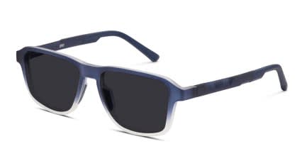 Revel Pollock Blue, Clear glasses - Blue / Clear - Angle View