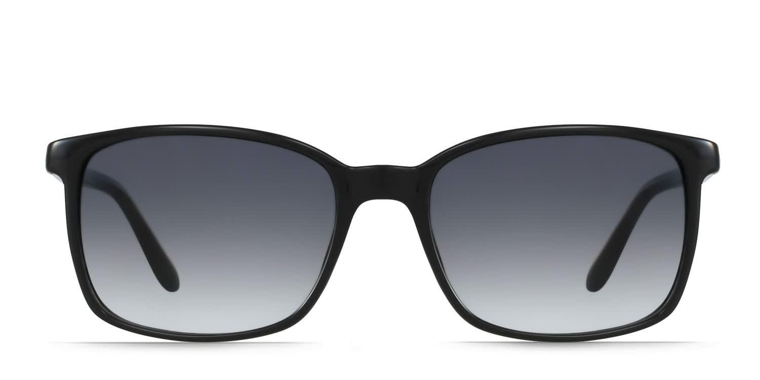 Oasis Black glasses - Black - Frontal View
