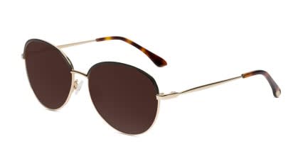 Amelia E. Cary Black/Gold glasses - Black / Gold - Angle View