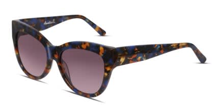Amelia E. Berea Blue Tortoise glasses - Blue / Tortoise / Multicolor - Angle View