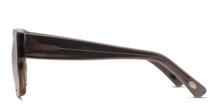 Ottoto Rosine Brown, Clear glasses - Brown / Clear - Side View