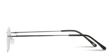 Milano Gunmetal glasses - Gunmetal - Side View