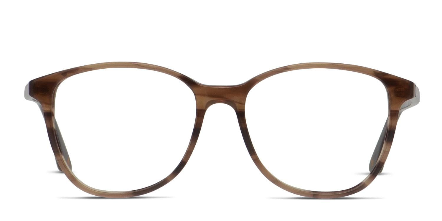Barbara Brown glasses - Brown / Beige - Frontal View