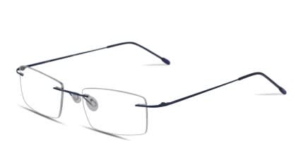 Henry Dark Blue glasses - Blue - Angle View