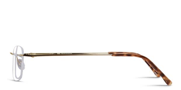 Rome Gold Eyeglasses | Includes FREE Rx Lenses