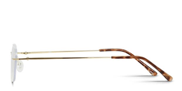 Milano Gold Eyeglasses | Includes FREE Rx Lenses