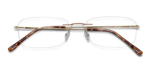 Milano Gold Eyeglasses | Includes FREE Rx Lenses