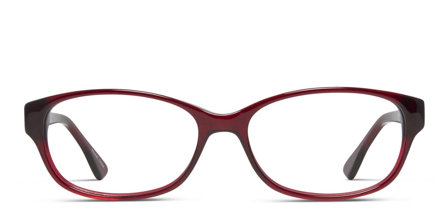 Mina Red glasses - Red - Frontal View