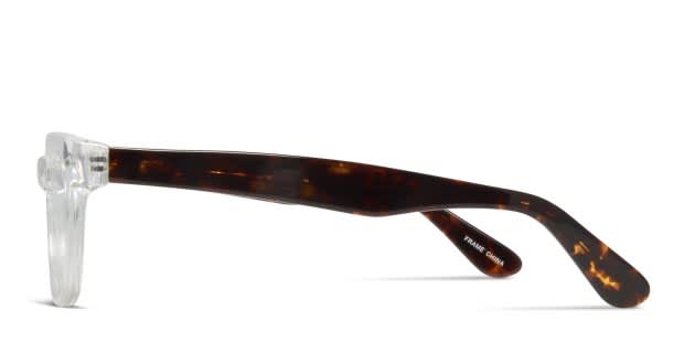 Crosby Clear w/Tortoise Eyeglasses | Includes FREE Rx Lenses