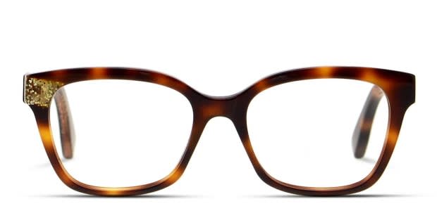 Jimmy Choo JC150 Tortoise/Glitter Prescription Eyeglasses display picture 2