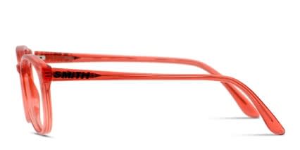 Smith Finley Clear Red glasses - Red / Clear - Side View