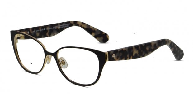 Kate Spade Jaydee Black w/Gold/Tortoise Prescription Eyeglasses