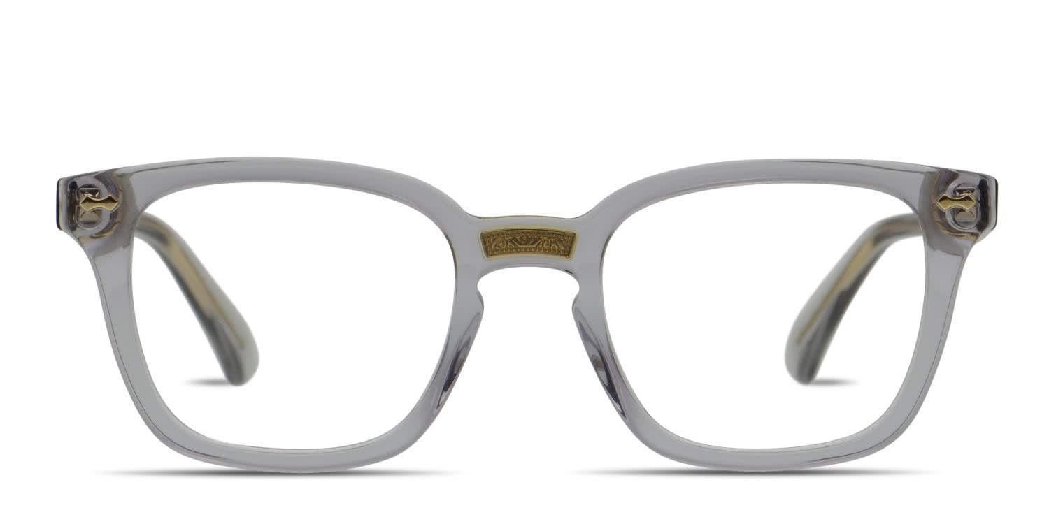 Gucci GG0184O Clear Gray Prescription Eyeglasses