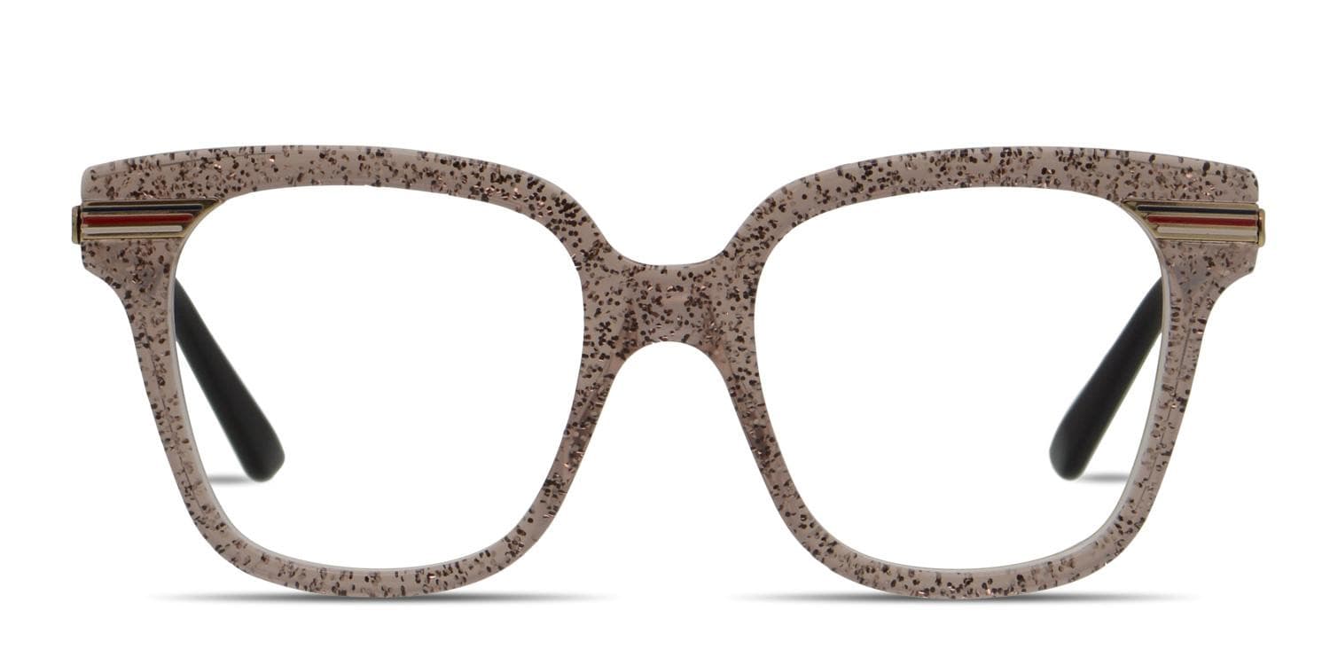 選ぶなら Beige, GG0284O Gucci Glitter Eyeglasses Prescription トップス