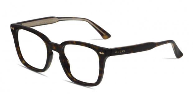 Gucci gg0184o eyeglasses in tortoise 2025