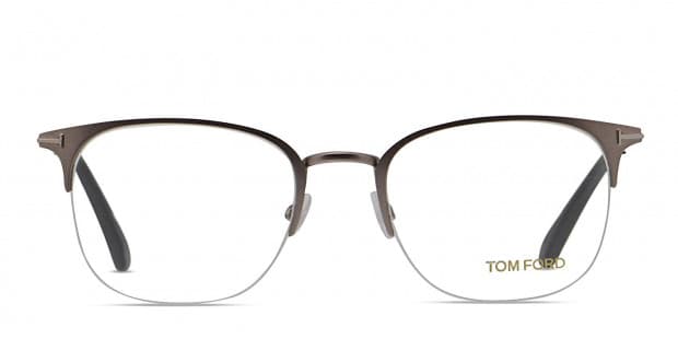 Tom Ford TF5452 Gunmetal/Silver Prescription Eyeglasses