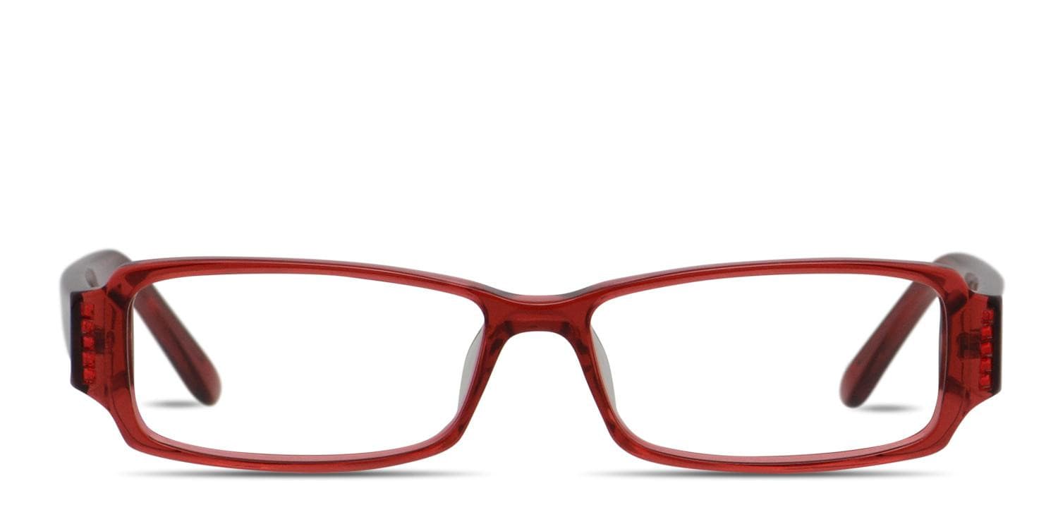 Fendi F850R Clear Red glasses - Red / Clear - Frontal View