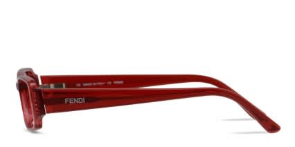 Fendi F850R Clear Red glasses - Red / Clear - Side View