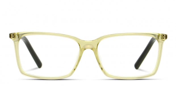 メガネ Fendi F945 209 Luxury Square Clear Eyeglass Frame Fendi F945 Clear/Yellow/Green Prescription Eyeglasses