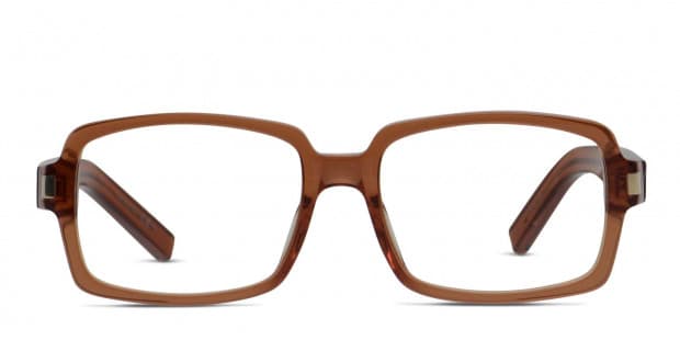 小物 SAINT LAURENT clear flame brown glass Yves Saint Laurent Glasses SL-598-OPT 003