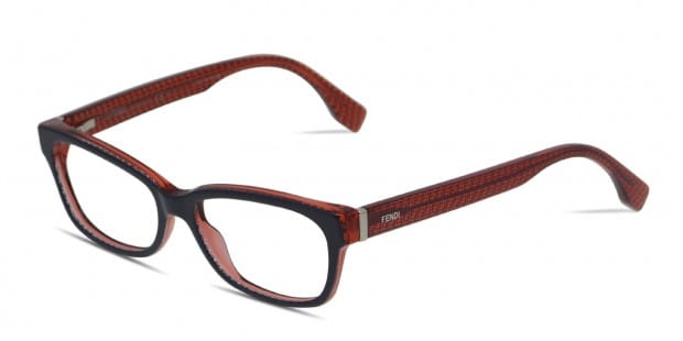 Fendi FF0004 Blue/Red Prescription Eyeglasses