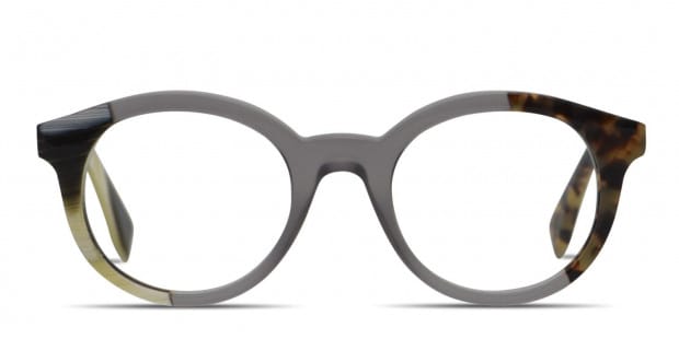 Fendi FF0067 Clear Gray/Tortoise Prescription Eyeglasses