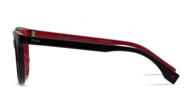 Fendi FF0122/F Shiny Black/Pink Prescription Eyeglasses
