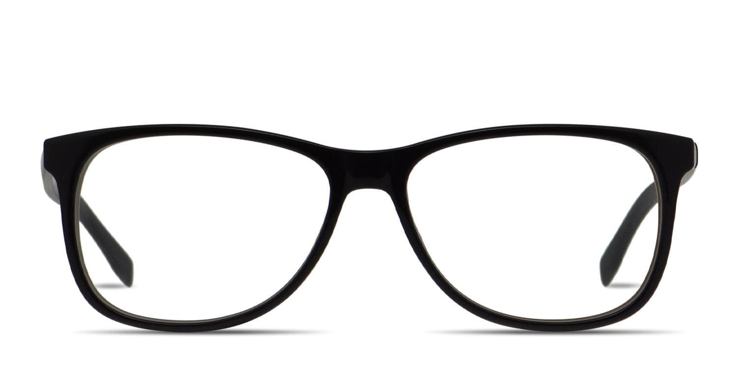 20-60代 人気ファッションブランド Hugo Eyeglasses Black/Brown Shiny 0763 Boss x Boss その他