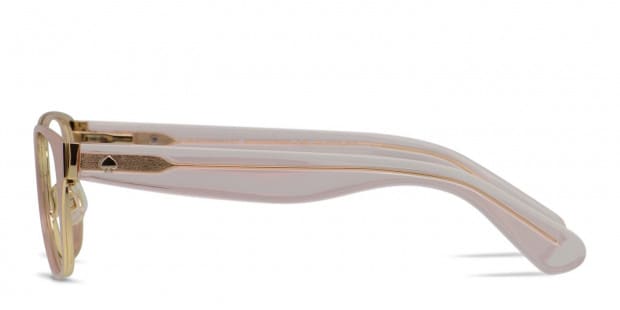 Kate Spade Jaydee Pink w Gold Prescription Eyeglasses