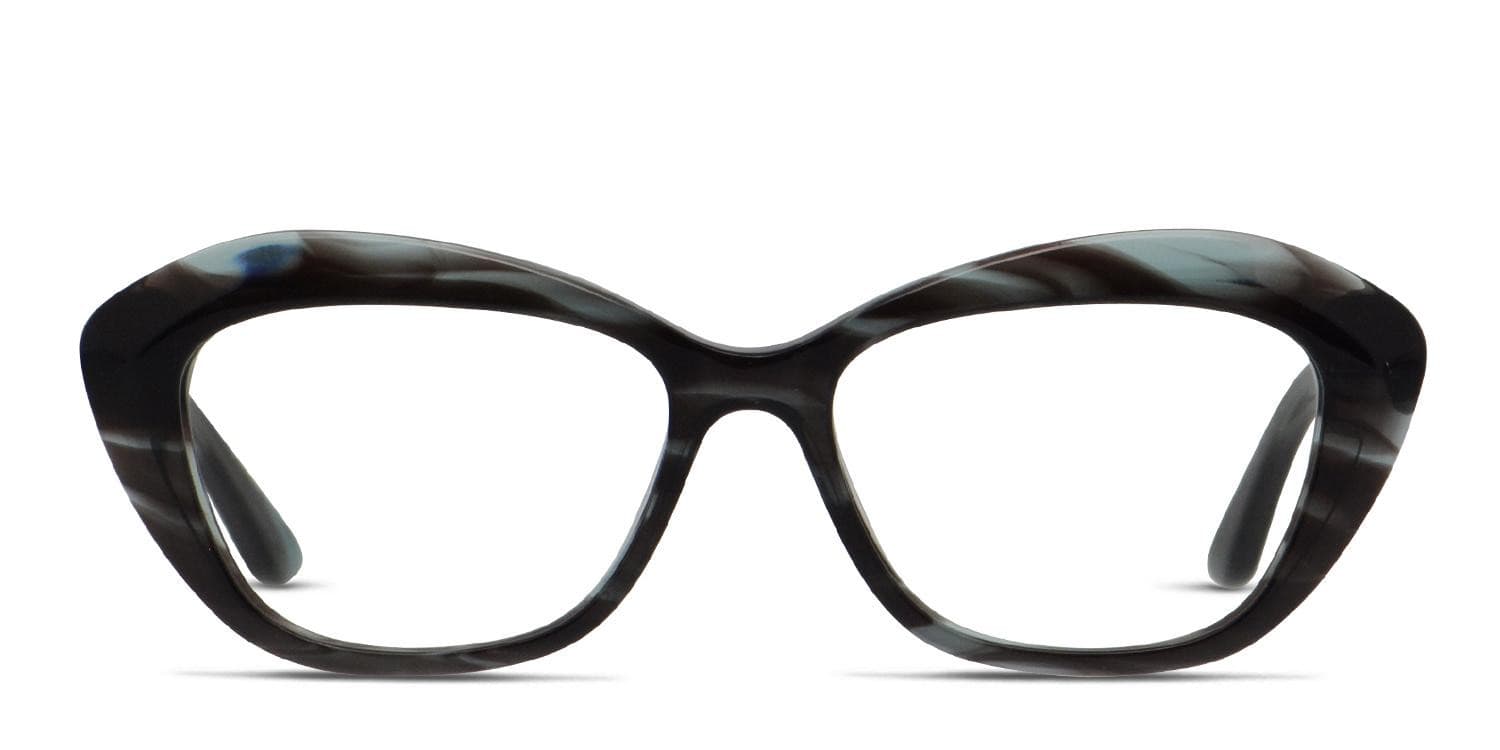 Tod's TO5115 Clear Gray/Multicolor glasses - Multicolor / Gray / Clear - Frontal View