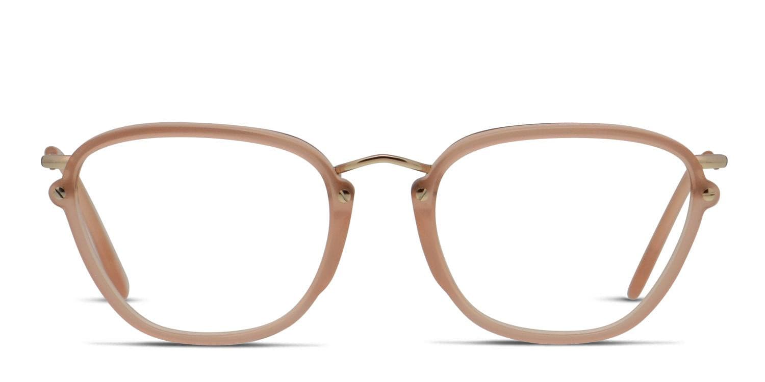 Tod's TO5136 Pink, Gold glasses - Pink / Gold - Frontal View