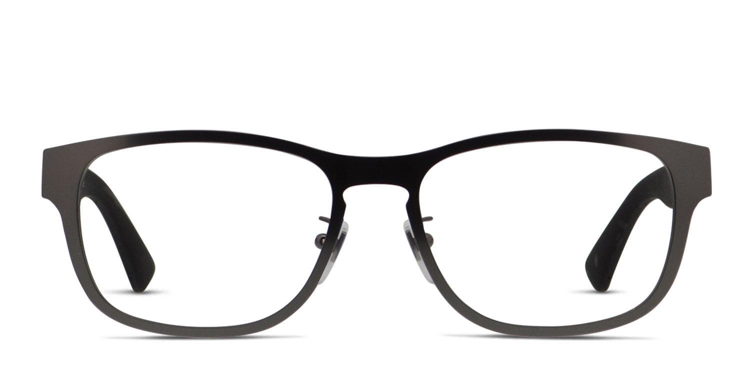 Gucci GG0175O Gunmetal/Black glasses - Gunmetal / Black - Frontal View