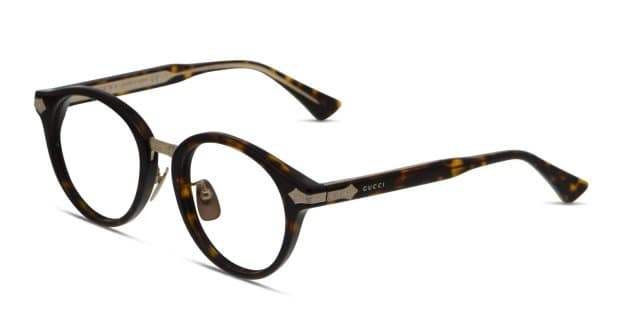 Gucci GG0066O Brown/Tortoise Prescription Eyeglasses