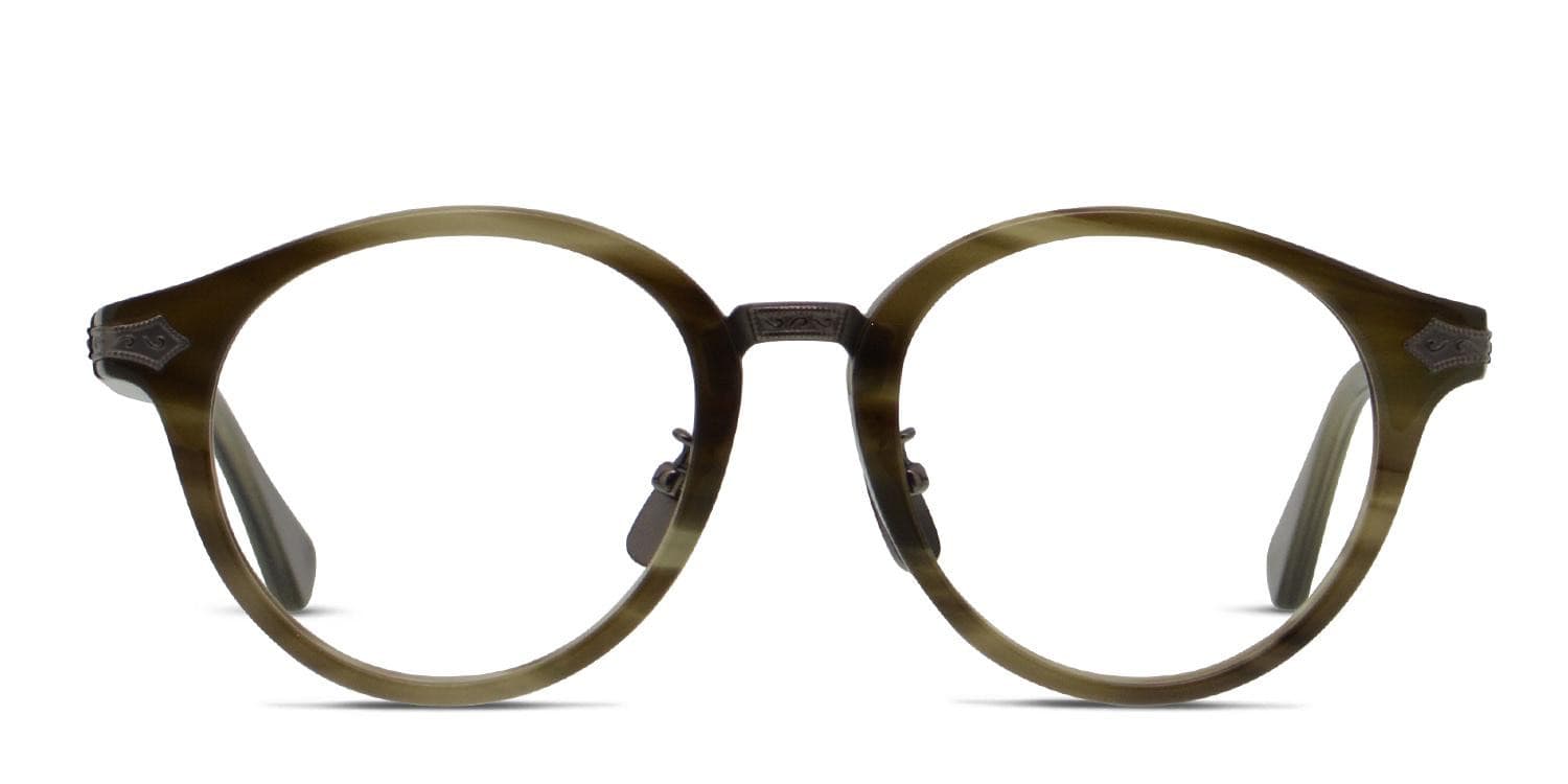 Gucci GG0066O Gray/Oive Prescription Eyeglasses
