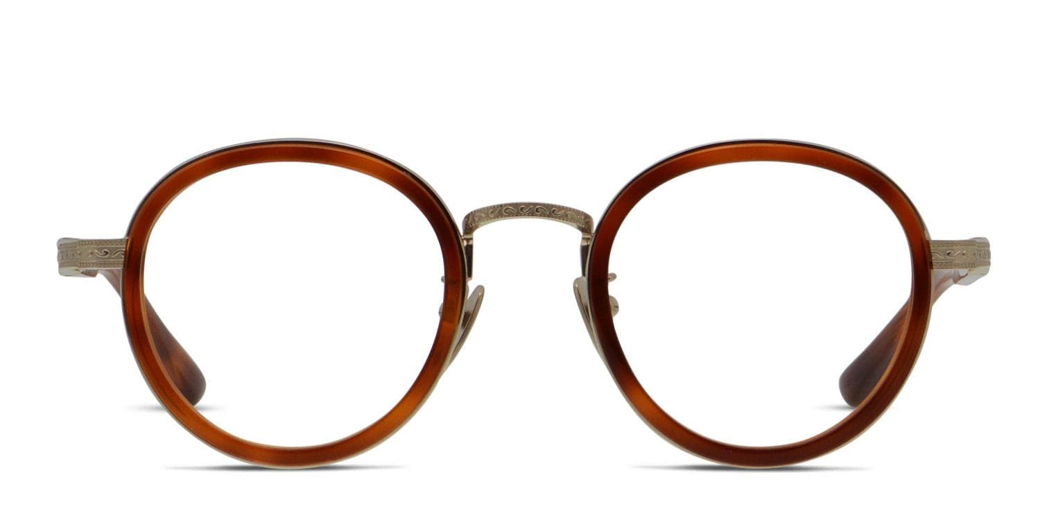 Gucci GG0067O Brown/Gold Prescription Eyeglasses